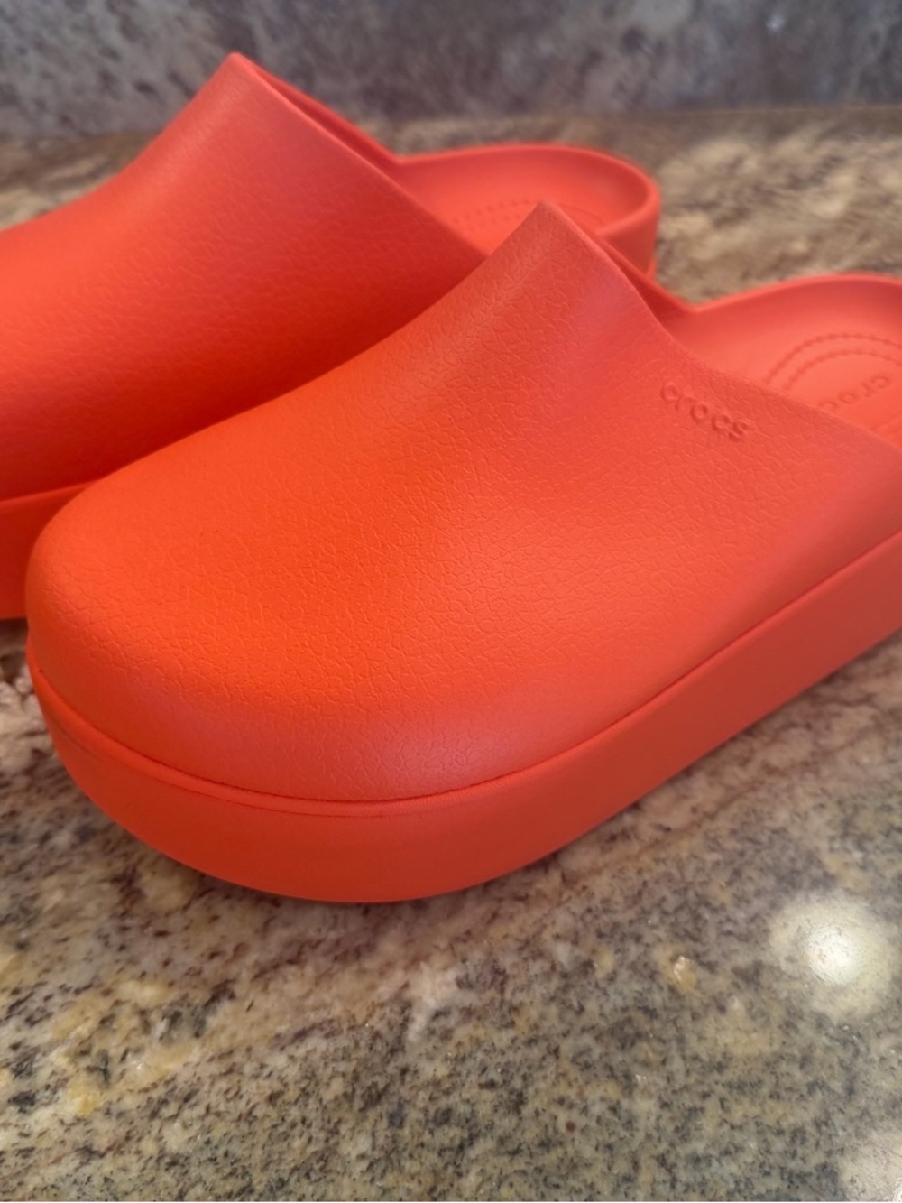 CROCS Dylan Platform Clogs - Red